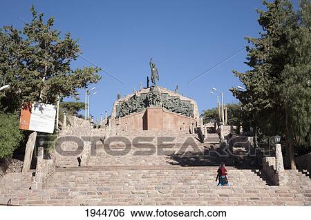 Stock Photograph - Independence Monument, Humahuaca, Jujuy, Argentina. Fotosearch