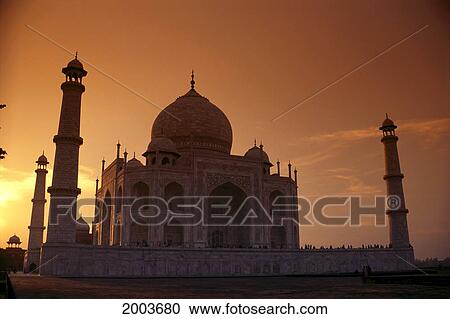 India, Agra, Taj Mahal Close-Up Side Angle View Of Exterior, Sunset Skies View Large Photo Image Stock Image - India, Agra, Taj Mahal Close-Up Side Angle View Of Exterior, Sunset Skies. Fotosearch