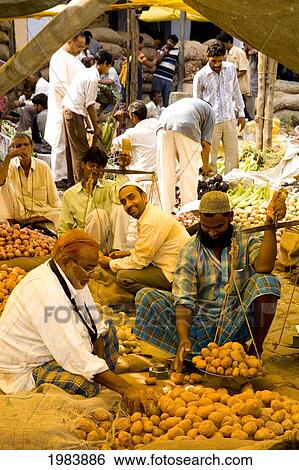 India, Delhi, Old Delhi, Market with local people selling fruit and vegetables; Daryaganj View Large Photo Image Stock Photograph - India, Delhi, Old Delhi, Market with local people selling fruit and vegetables; Daryaganj. Fotosearch