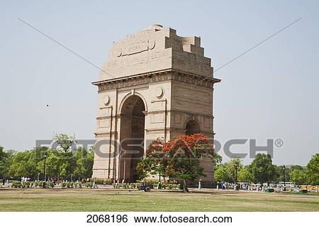 India Gate, Delhi, India View Large Photo Image Stock Photograph - India Gate, Delhi, India. Fotosearch
