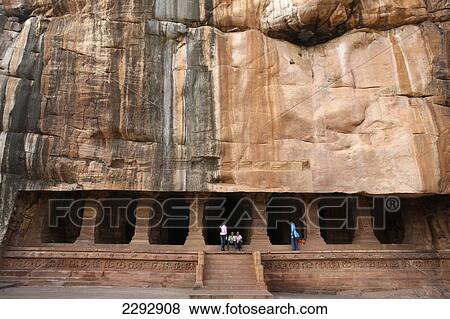 India, Karnataka, Cave temples; Badami View Large Photo Image Stock Photo - India, Karnataka, Cave temples; Badami. Fotosearch