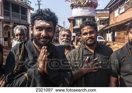 India, Karnataka, Group Of Pilgrims At Street; Gokarna View Large Photo Image Stock Photo - India, Karnataka, Group Of Pilgrims At Street; Gokarna. Fotosearch