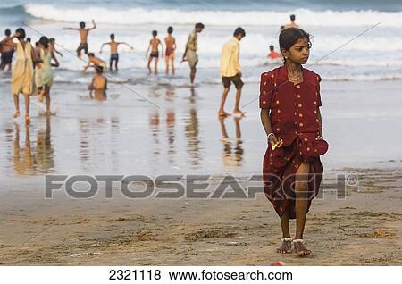 India, Karnataka, Group Of Pilgrims Enjoying Swimming; Gokarna View Large Photo Image Stock Photo - India, Karnataka, Group Of Pilgrims Enjoying Swimming; Gokarna. Fotosearch