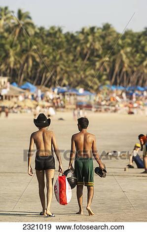 India, People On Palolem Beach; Goa View Large Photo Image Stock Photo - India, People On Palolem Beach; Goa. Fotosearch