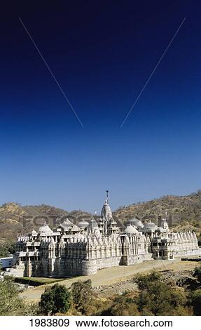 India, Rajasthan, Ranakpur, The Jain Temple Of Ranakpur. View Large Photo Image Stock Photo - India, Rajasthan, Ranakpur, The Jain Temple Of Ranakpur.. Fotosearch