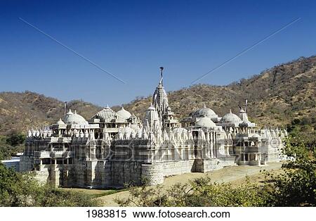 India, Rajasthan, Ranakpur, The Jain Temple Of Ranakpur. View Large Photo Image Stock Photography - India, Rajasthan, Ranakpur, The Jain Temple Of Ranakpur.. Fotosearch
