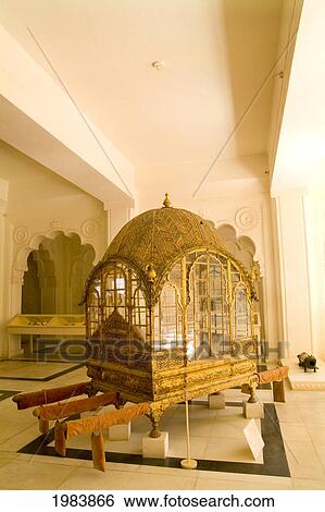 India, Rajasthan, Royal gold carriage on display at Fort Mehrangarh palace; Jodhpur View Large Photo Image Stock Photograph - India, Rajasthan, Royal gold carriage on display at Fort Mehrangarh palace; Jodhpur. Fotosearch