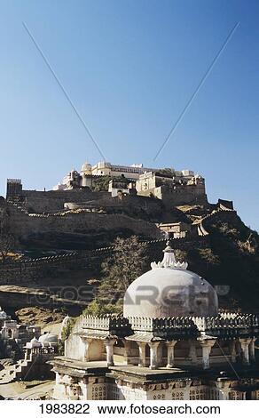 India, Rajasthan, View to Fort Kumbhalgarh; Kumbhalgarh View Large Photo Image Stock Image - India, Rajasthan, View to Fort Kumbhalgarh; Kumbhalgarh. Fotosearch