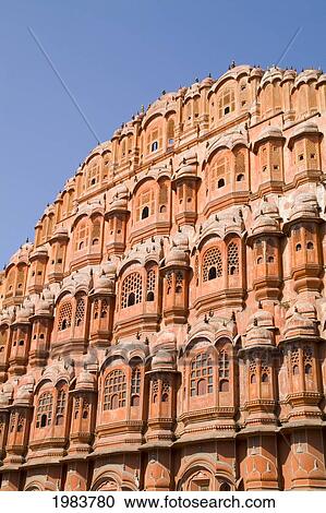 India, Rajasthan, Wind Palace in downtown center of Pink City; Jaipur View Large Photo Image Stock Image - India, Rajasthan, Wind Palace in downtown center of Pink City; Jaipur. Fotosearch
