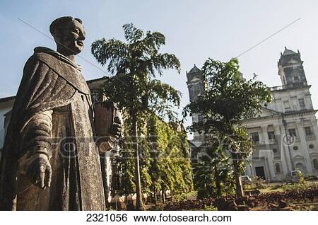 India, Statue Of St Francis Of Assisi Outside Of Convent Of St Francis Of Assisi; Goa View Large Photo Image Stock Photograph - India, Statue Of St Francis Of Assisi Outside Of Convent Of St Francis Of Assisi; Goa. Fotosearch
