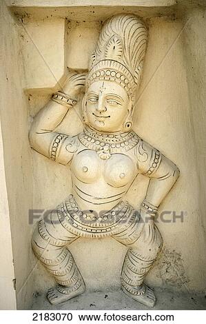 Stock Image - India, Tamil Nadu, Kailasnath Siva Temple; Kanchipuram. Fotosearch