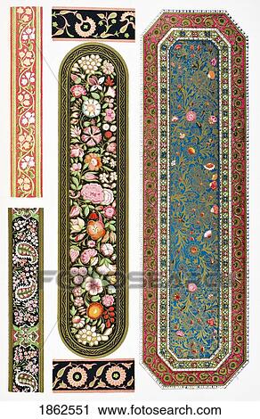 Indian No 6 Bis Plate Liv Bis From The Grammar Of Ornament By Owen Jones Published By Day & Son London 1865 View Large Photo Image Stock Image - Indian No 6 Bis Plate Liv Bis From The Grammar Of Ornament By Owen Jones Published By Day & Son London 1865. Fotosearch