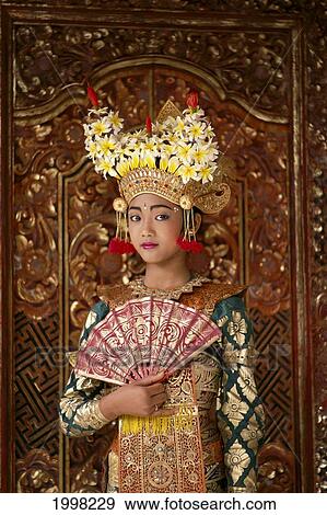 Stock Photo - Indonesia, Bali, Legong Dancer B1759. Fotosearch