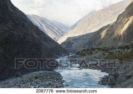 Indus River Gorge, Skardu, Northern Areas, Pakistan View Large Photo Image Stock Photograph - Indus River Gorge, Skardu, Northern Areas, Pakistan. Fotosearch