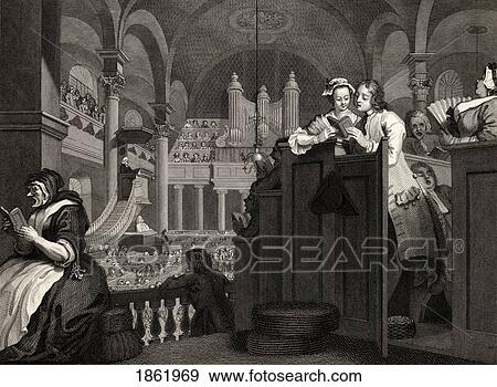Industry And Idleness The Industrious Prentice Performing The Duty Of A Christian From The Original Design By Hogarth From The Works Of Hogarth Published London 1833 View Large Photo Image Stock Photo - Industry And Idleness The Industrious Prentice Performing The Duty Of A Christian From The Original Design By Hogarth From The Works Of Hogarth Published London 1833. Fotosearch