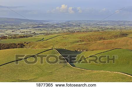 Ingleton, Yorkshire, England; Looking Down From Twistleton Scars View Large Photo Image Stock Photography - Ingleton, Yorkshire, England; Looking Down From Twistleton Scars. Fotosearch