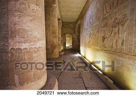 Inner Hypostyle Hall Of The Temple Of Seti I, Abydos, Sohag, Egypt View Large Photo Image Stock Image - Inner Hypostyle Hall Of The Temple Of Seti I, Abydos, Sohag, Egypt. Fotosearch