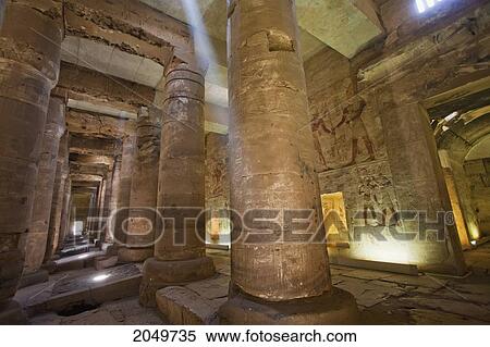 Inner Hypostyle Hall Of The Temple Of Seti I, Abydos, Sohag, Egypt View Large Photo Image Stock Photography - Inner Hypostyle Hall Of The Temple Of Seti I, Abydos, Sohag, Egypt. Fotosearch