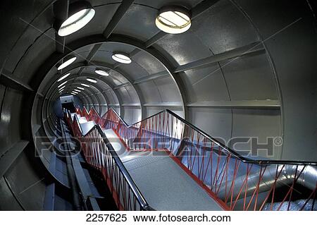 Stock Photography - Inside Atomium, Brussels, Belgium.. Fotosearch