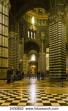 Inside of Cathedral Santa Maria Assunta; Siena, Tuscany, Italy View Large Photo Image Stock Image - Inside of Cathedral Santa Maria Assunta; Siena, Tuscany, Italy. Fotosearch