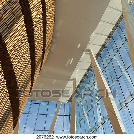 Stock Image - Inside Oslo Opera House; Oslo Norway. Fotosearch