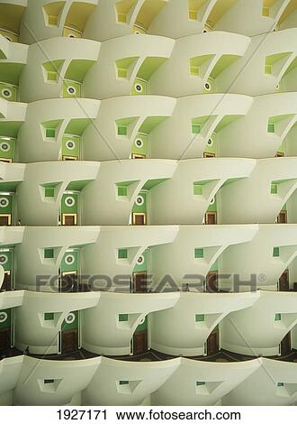 Stock Image - Inside The Burj Al Arab Hotel. Fotosearch