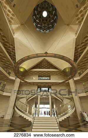 Picture - Inside the Museum of Islamic Art; Doha, Qatar. Fotosearch