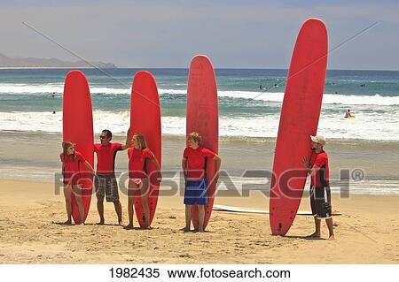 Instructors And Students With Surf Lessons At Cerritos Beach; Todos Santos Baja California Sur Mexico View Large Photo Image Stock Photography - Instructors And Students With Surf Lessons At Cerritos Beach; Todos Santos Baja California Sur Mexico. Fotosearch
