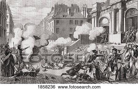 Insurrection Of The Day Of 13 Vendémiaire, Year Iii, 5 October 1795. Copied From A Contemporary Print. From Histoire De La Revolution Francaise By Louis Blanc. View Large Photo Image Stock Photograph - Insurrection Of The Day Of 13 Vendémiaire, Year Iii, 5 October 1795. Copied From A Contemporary Print. From Histoire De La Revolution Francaise By Louis Blanc.. Fotosearch