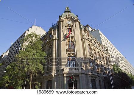 Stock Photo - Intendencia building, Santiago, Metropolitan Region, Chile. Fotosearch