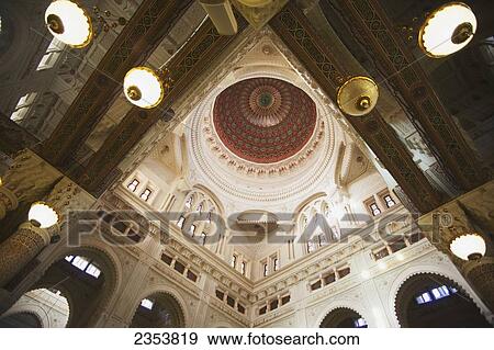 Interior and dome, Mosque of Emir Abdel Kader; Constantine, Algeria View Large Photo Image Stock Photo - Interior and dome, Mosque of Emir Abdel Kader; Constantine, Algeria. Fotosearch