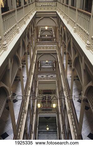 Interior Floors Of Taj Mahal Hotel Stock Photography