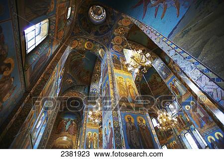 Interior mosaics of Church of the Saviour on Spilled Blood; St. Petersburg, Russia View Large Photo Image Stock Image - Interior mosaics of Church of the Saviour on Spilled Blood; St. Petersburg, Russia. Fotosearch