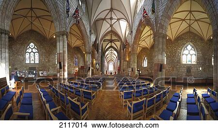 Picture - Interior Of A Church; Haddington Lothian Scotland. Fotosearch