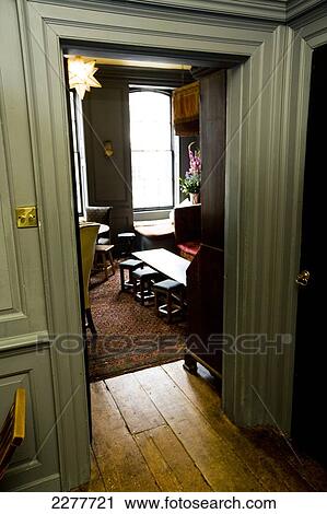 Stock Image - Interior of Blacks private members club, Dean Street, Soho; London, England. Fotosearch