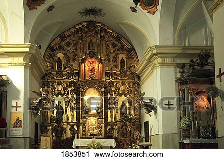 Interior Of Church, Chiclana De La Frontera, Cadiz, Spain View Large Photo Image Stock Image - Interior Of Church, Chiclana De La Frontera, Cadiz, Spain. Fotosearch