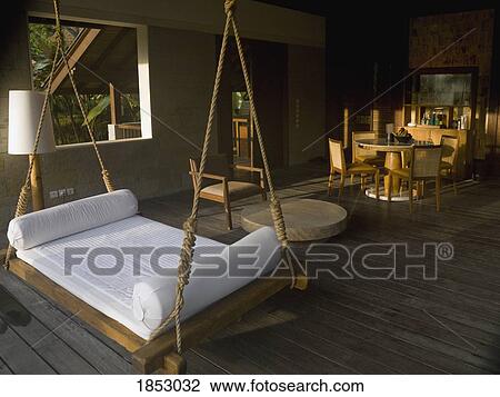 Stock Image - Interior Of Como Shambhala Estate, Begawan Giri, Bali, Indonesia. Fotosearch