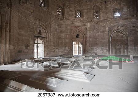 Stock Photo - Interior Of Mausoleum Of Sher Shah, Sasaram, Bihar, India. Fotosearch
