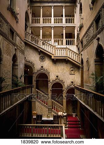 Interior Of Old-Fashioned Hotel; Venice, Italy View Large Photo Image Stock Image - Interior Of Old-Fashioned Hotel; Venice, Italy. Fotosearch