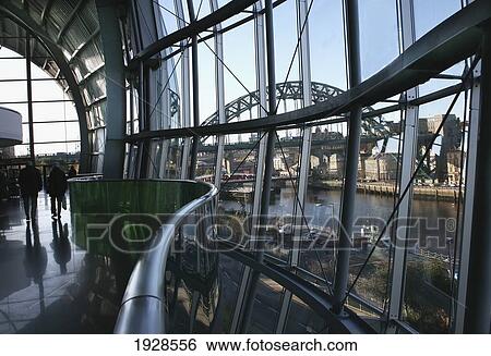 Stock Photograph - Interior Of Sage Gateshead Concert Hall; Newcastle Upon Tyne, England. Fotosearch
