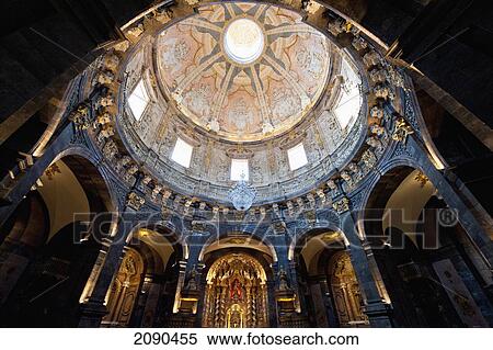 Stock Photography - Interior Of Sanctuary Of St Ignatius Of Loyola, Basque Country, Spain. Fotosearch