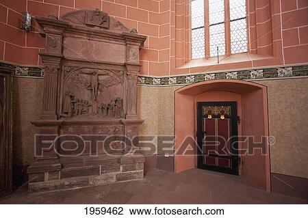 Stock Image - Interior Of St. Kilian's Chapel, Wertheim Am Main, Baden-Wurttemberg, Germany. Fotosearch