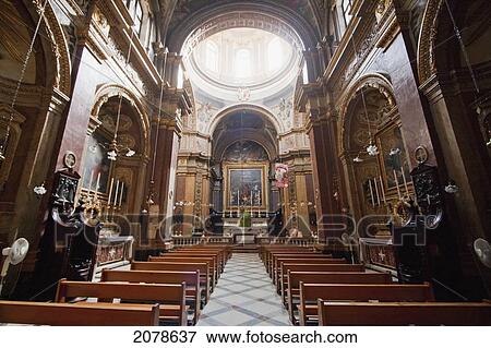 Interior Of St Paul's Church, Rabat, Malta View Large Photo Image Stock Photo - Interior Of St Paul's Church, Rabat, Malta. Fotosearch