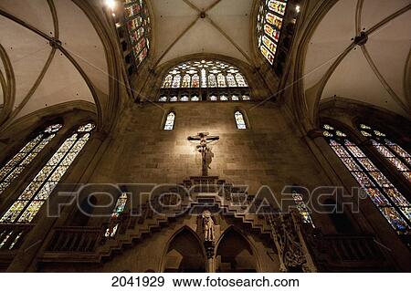 Interior Of St. Peter's Cathedral, Regensburg, Bavaria, Germany View Large Photo Image Stock Photo - Interior Of St. Peter's Cathedral, Regensburg, Bavaria, Germany. Fotosearch
