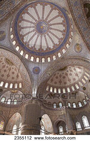 Interior of the Blue Mosque; Istanbul, Turkey View Large Photo Image Stock Image - Interior of the Blue Mosque; Istanbul, Turkey. Fotosearch