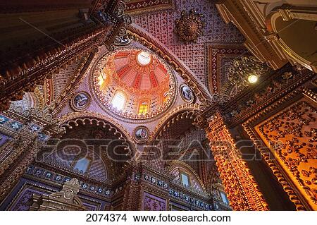 Picture - Interior Of The Guadalupe Sanctuary, Morelia, Michoac. Fotosearch