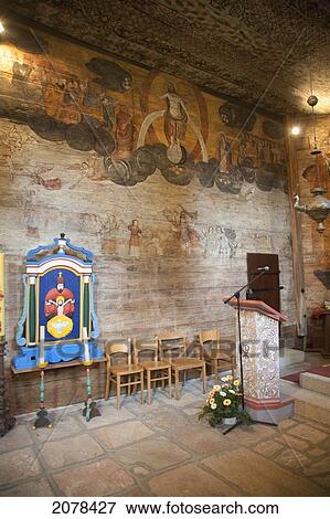 Interior Of The Wooden Church Of St. Leonard, Lipnica Murowana, Malopolska, Poland View Large Photo Image Stock Photo - Interior Of The Wooden Church Of St. Leonard, Lipnica Murowana, Malopolska, Poland. Fotosearch
