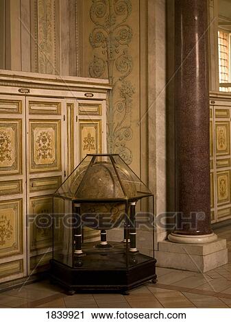 Stock Image - Interior Of Vatican Museaum, Renaissance Globe; Vatican, Rome, Italy. Fotosearch