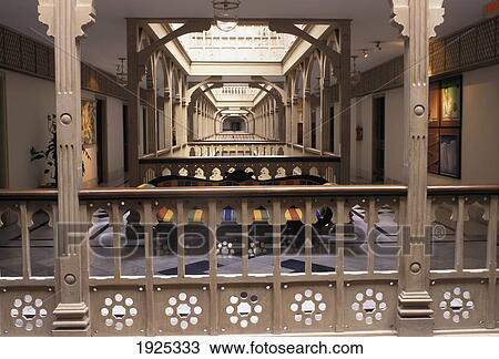 Interior Railing Of Taj Mahal Hotel Stock Image 1925333