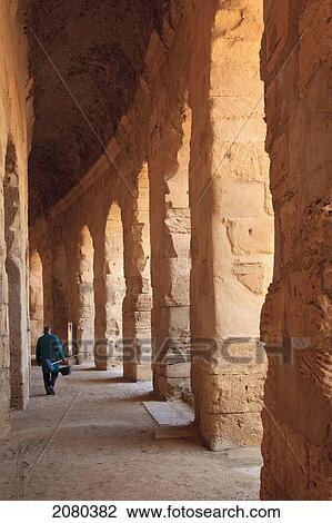 Interior View Of Amphitheatre Built By The Romans Around 238 Ad; El Djem, Tunisia, North Africa View Large Photo Image Stock Image - Interior View Of Amphitheatre Built By The Romans Around 238 Ad; El Djem, Tunisia, North Africa. Fotosearch